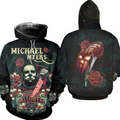 Michael Myers Halloween Horror Movie 3D Hoodie