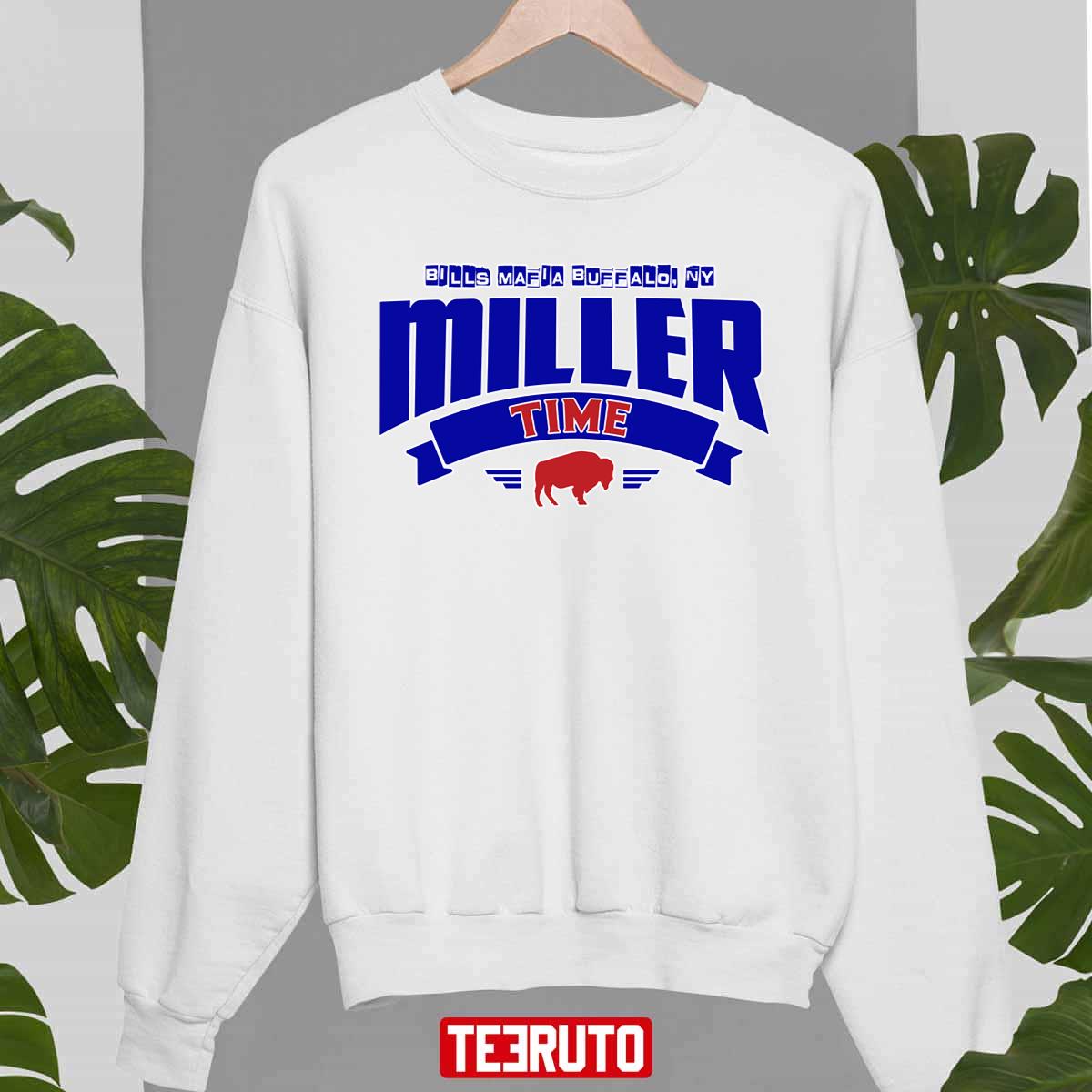 Miller Time Buffalo Bills Classic Von Miller Unisex Sweatshirt - Teeruto