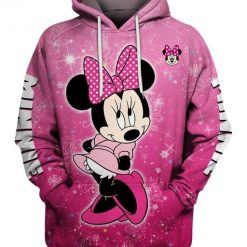 Minnie Mouse Cute 3D To Daughter Disney Gift AOP Unisex Hoodie