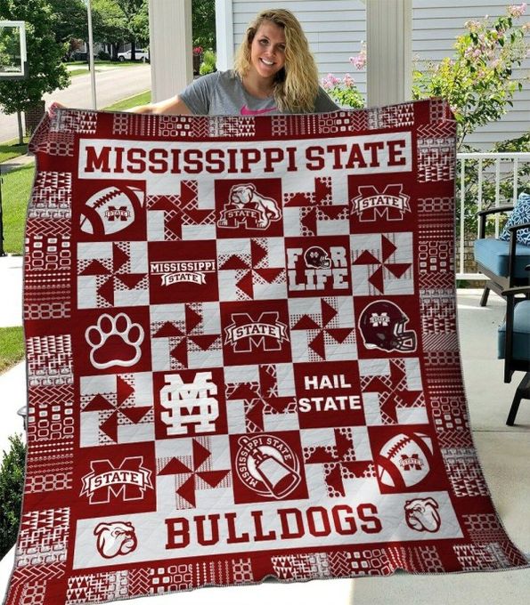 Mississippi State Bulldogs Ncaa Great Quilt Blanket - Teeruto