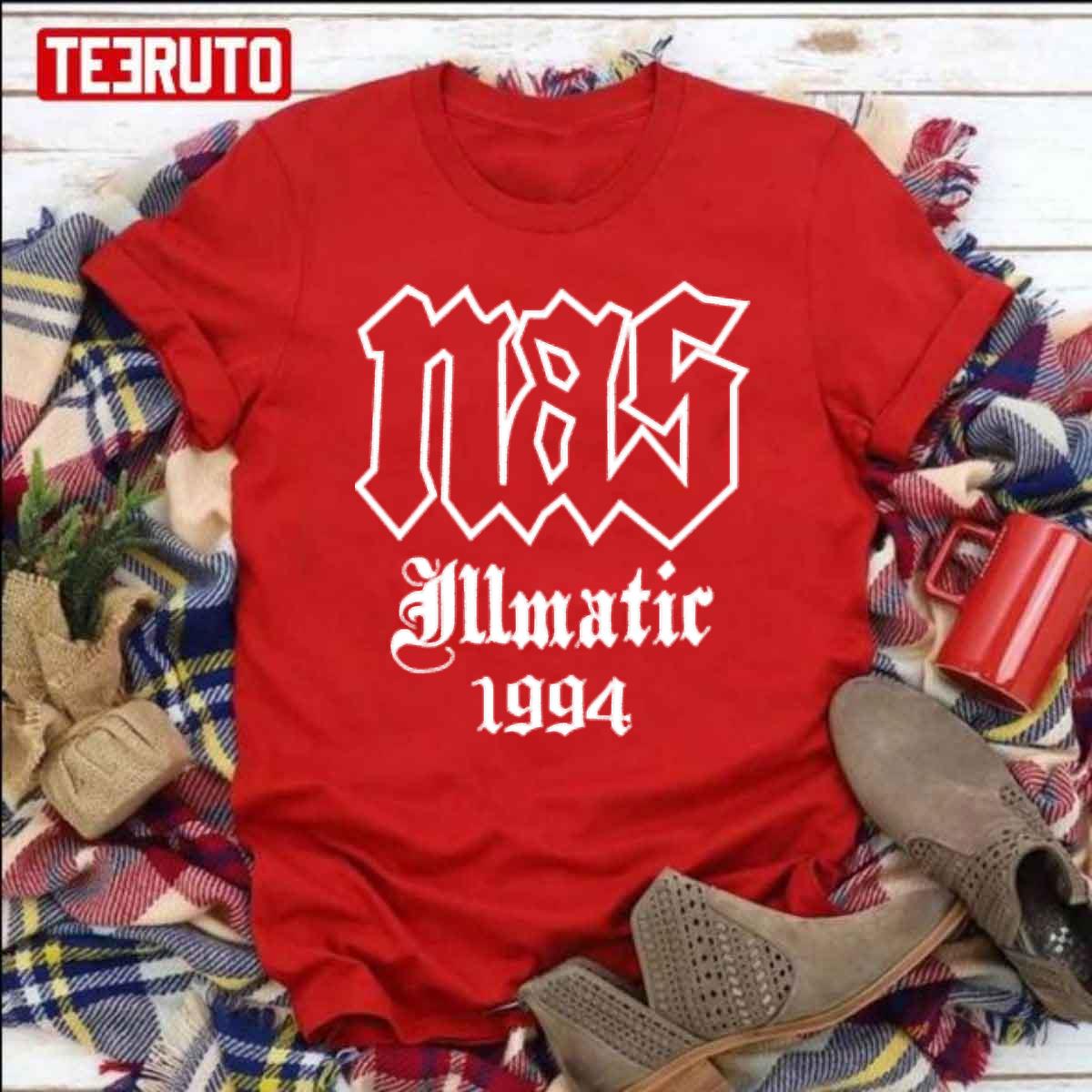 Nas Illmatic 1994 Hiphop Vintage 90s Unisex T-Shirt