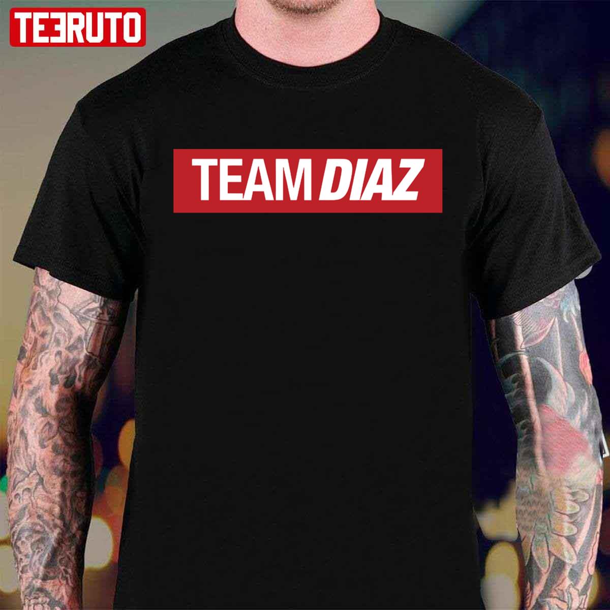 Nate Diaz Team Diaz Stockton California 209 Unisex T-shirt