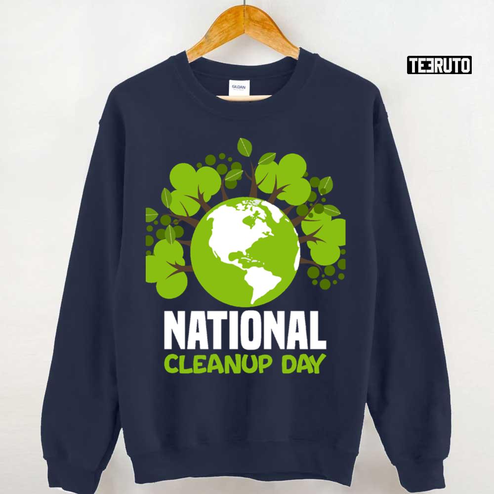National Cleanup Day Green World Cute Unisex T-Shirt