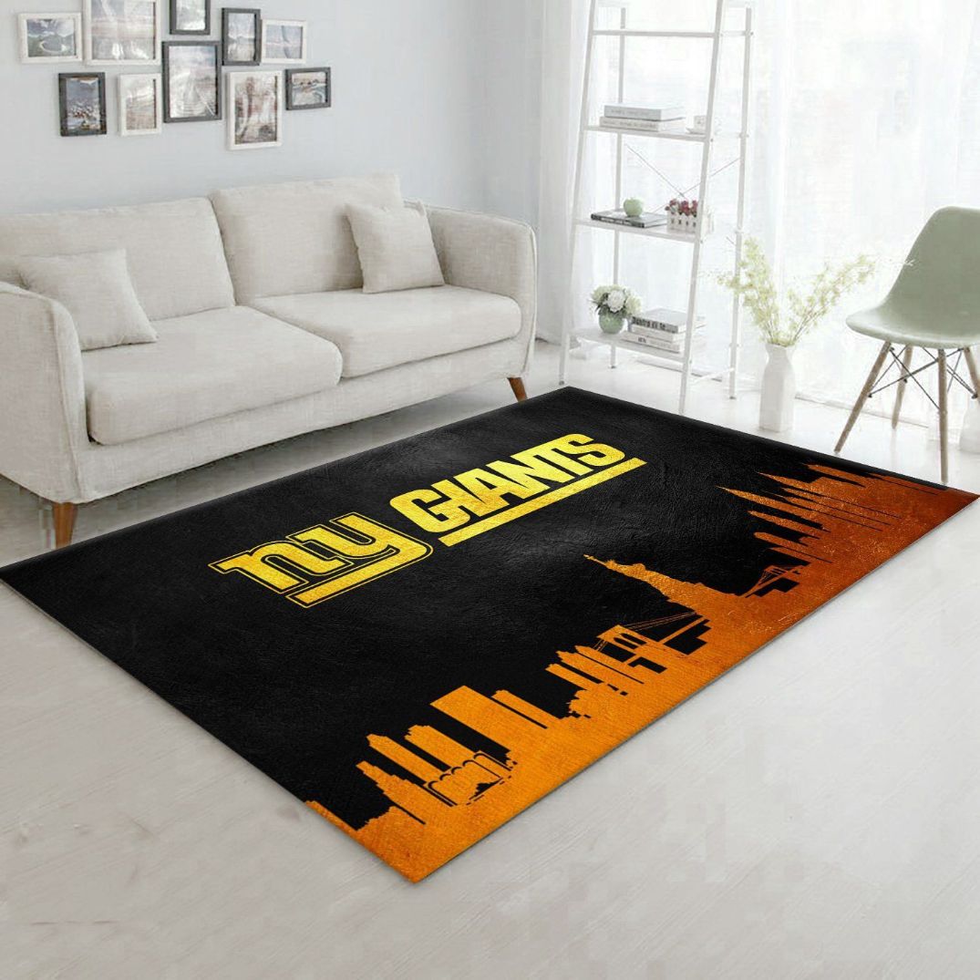 New York Giants Skyline NFL Area Rug Carpet, Kitchen Rug, Home US Decor
