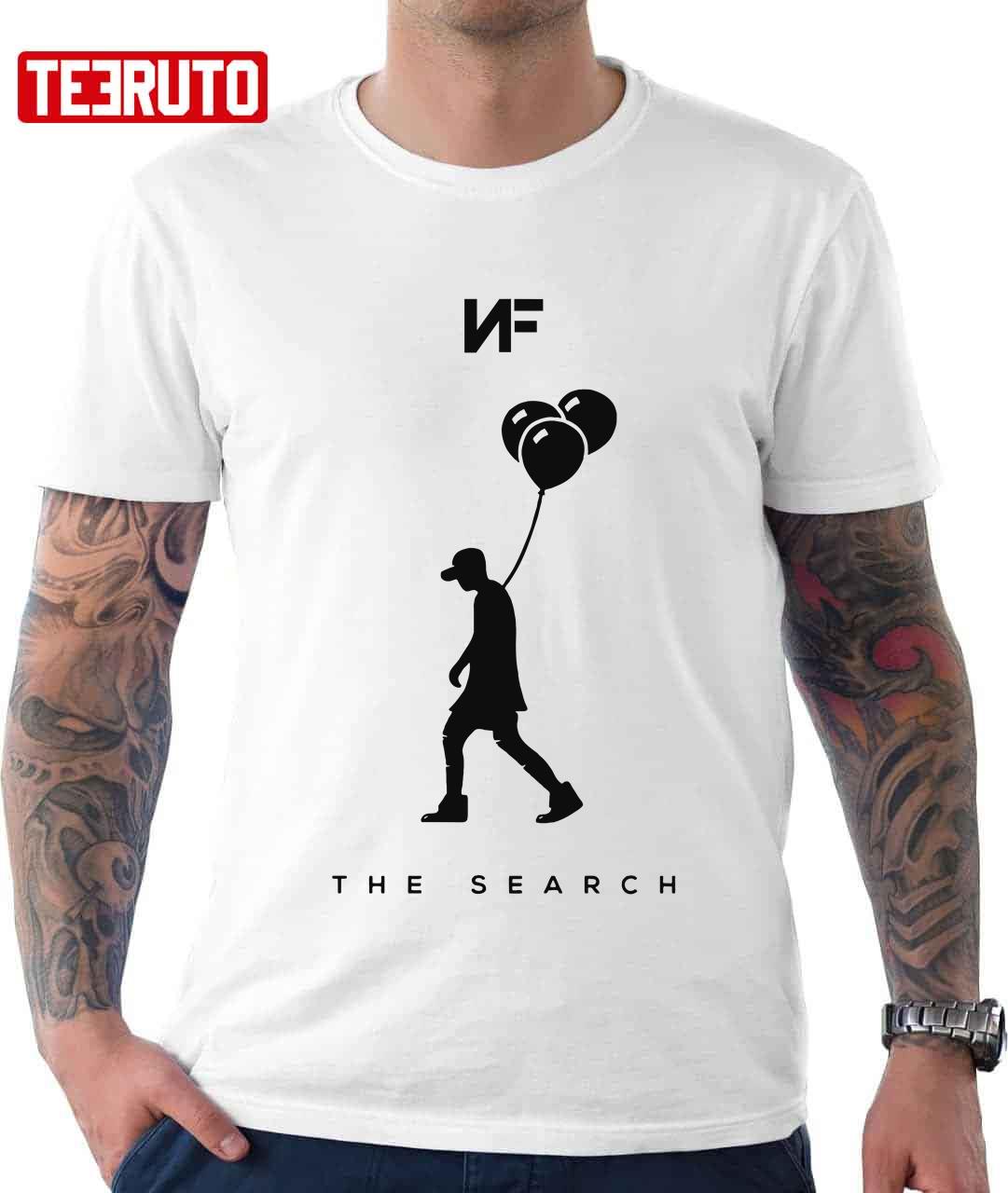 NF Rapper Holding Balloons The Search Unisex T-Shirt