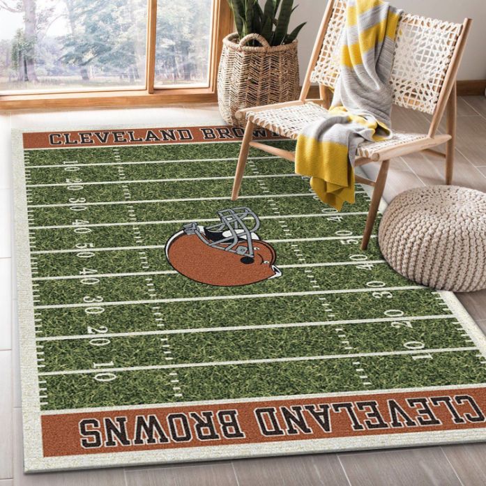 Nfl Homefield Cleveland Browns Area Rug For Christmas, Kitchen Rug, Floor Decor Home Decor