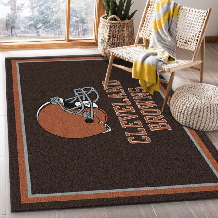 Nfl Spirit Cleveland Browns Area Rug For Christmas, Living Room