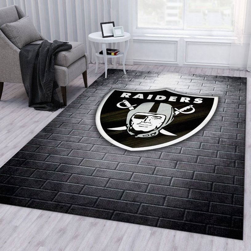 Fan Mats Oakland Raiders Rug, 4' x 6'