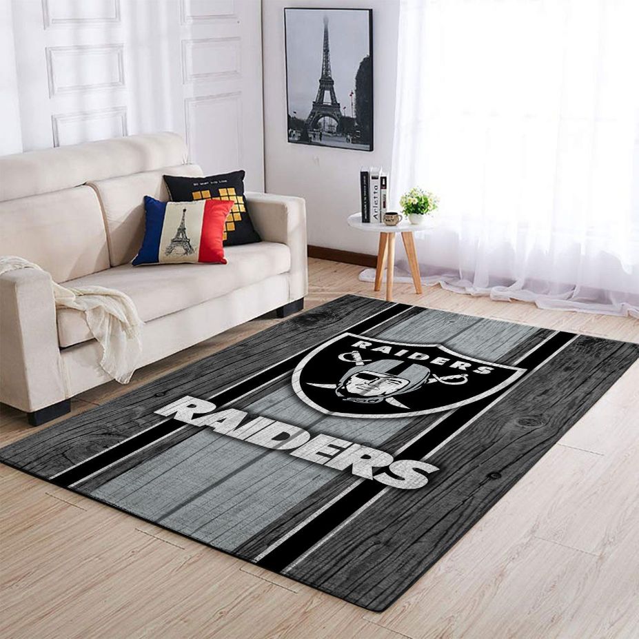 Fan Mats Oakland Raiders Rug, 4' x 6