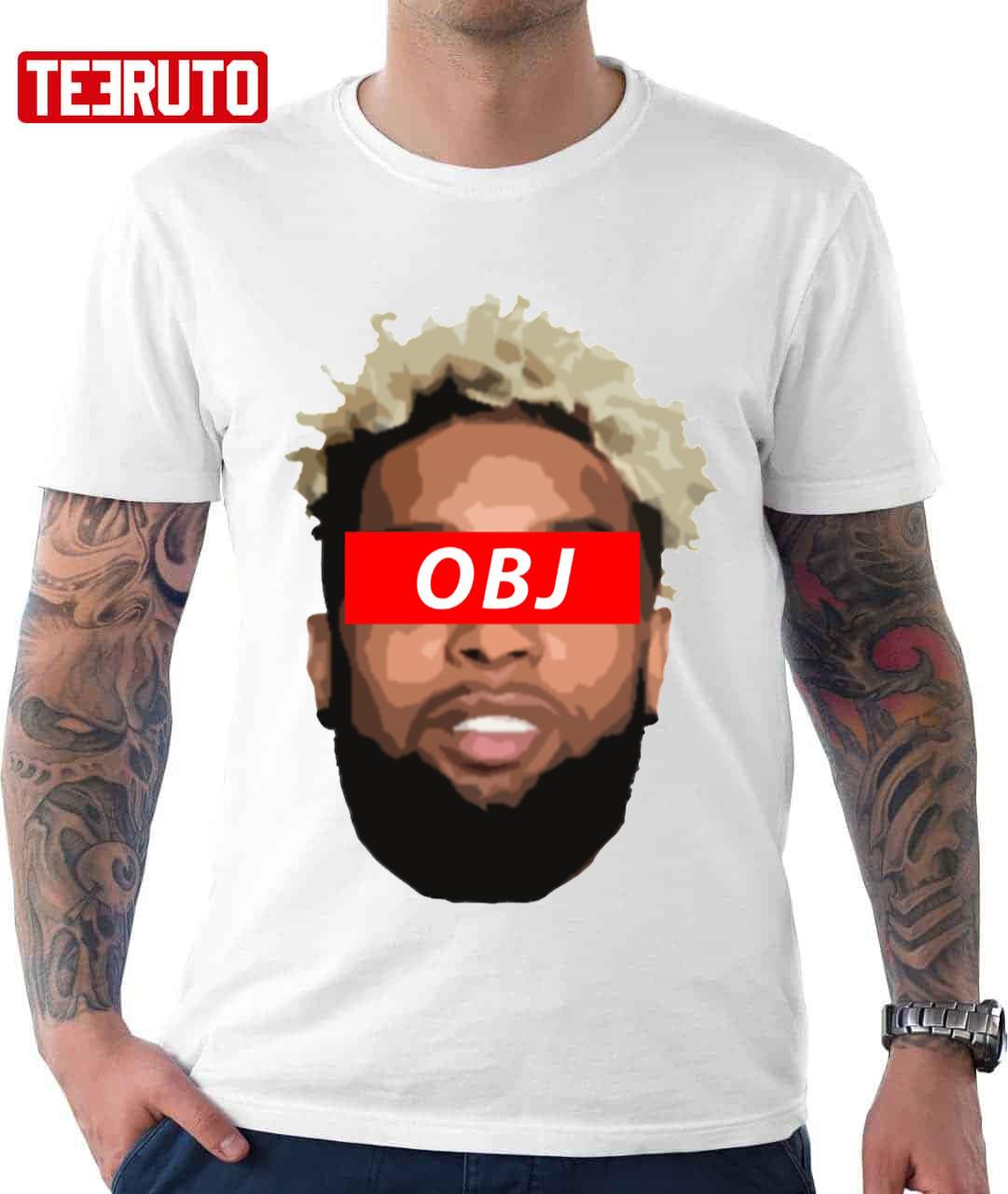 : Odell Beckham Jr Browns Shirt OBJ Cleveland Shirt : Clothing,  Shoes & Jewelry