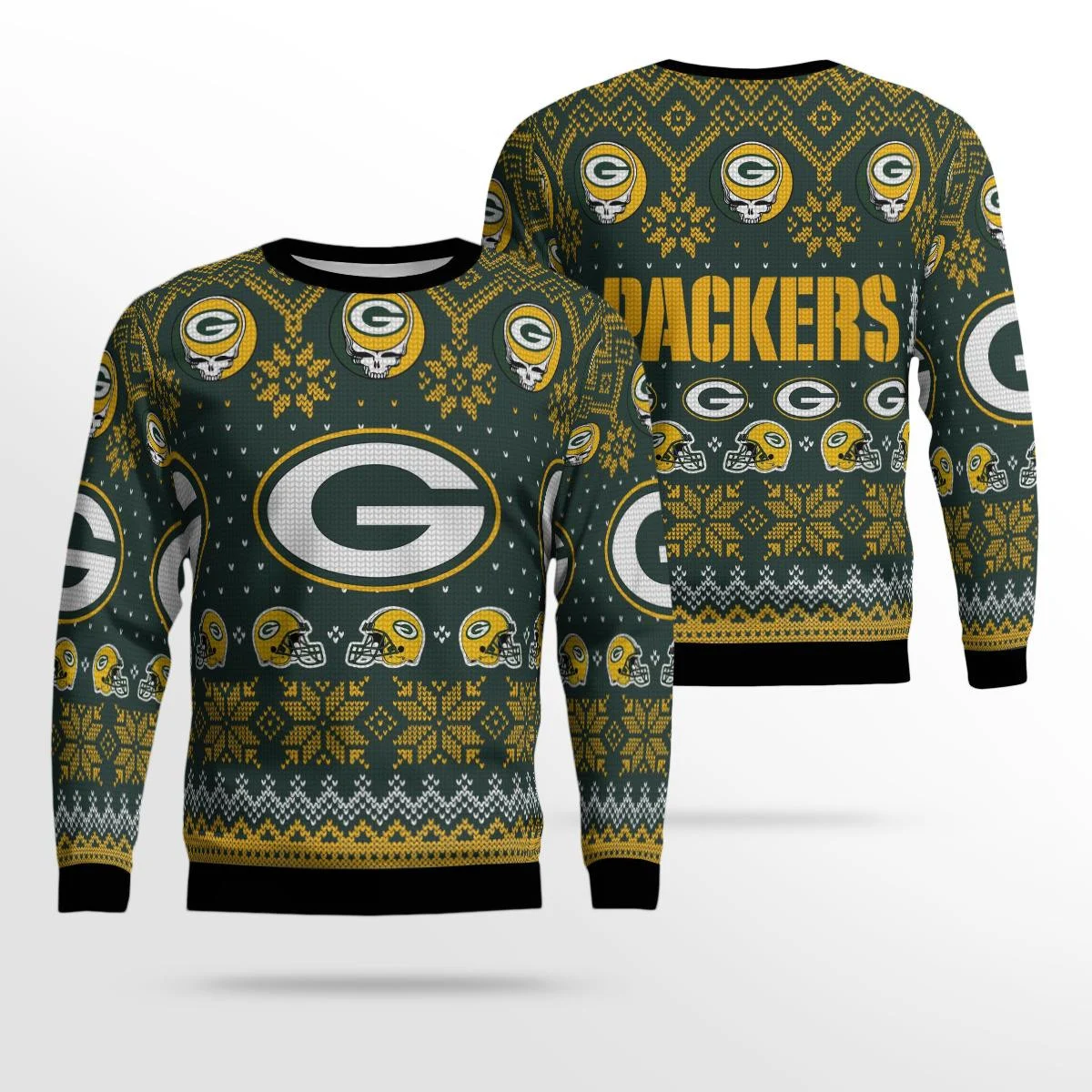 Packers Football Team Holiday Ugly Christmas Sweater