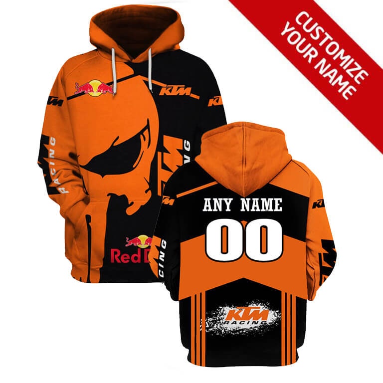 Personalized Bomber Skull KTM Racing 3D Gift