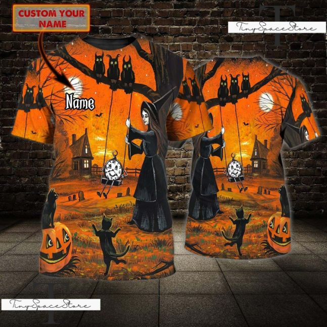 Personalized Name Halloween 3D Hoodie