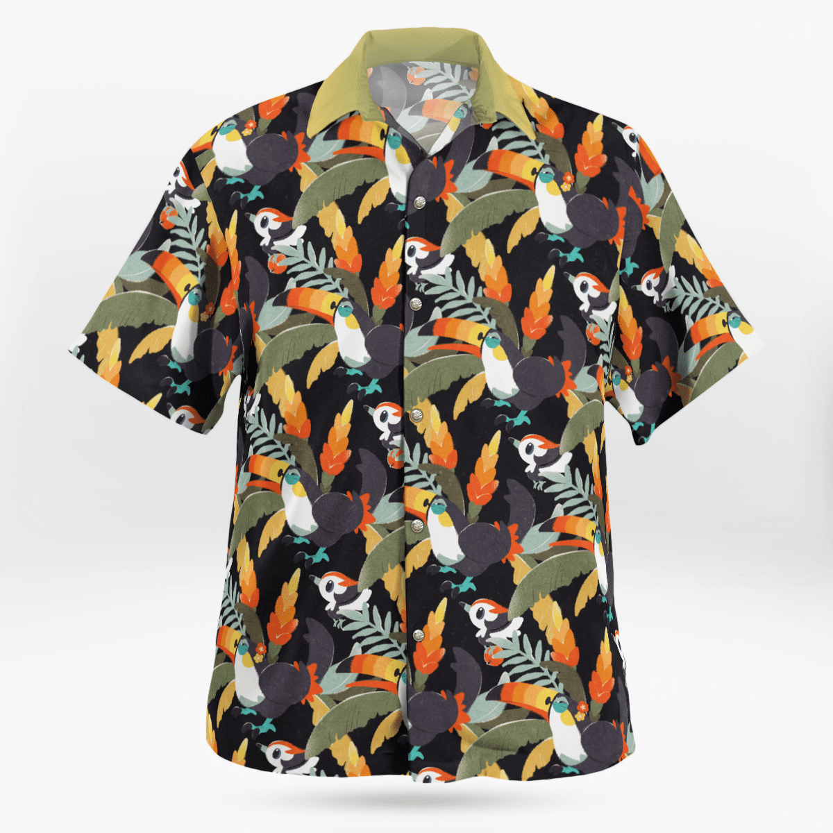 Pikipek On Summer Day Beach Pokemon Hawaiian Shirt