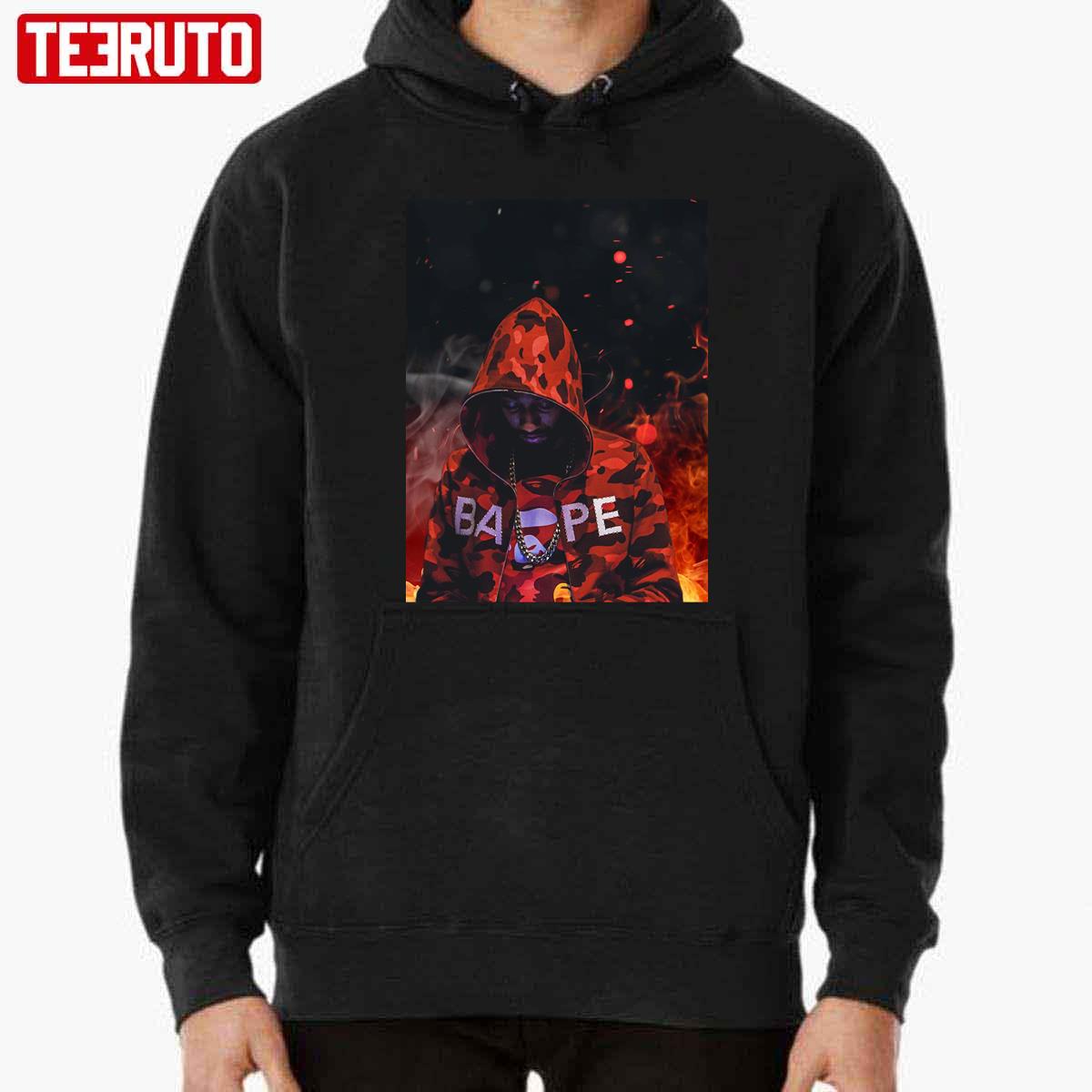 Pnb Rock Bape Fire Unisex Sweatshirt