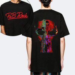 Pnb Rock Vintage Rip Rakim Hasheem Allen Unisex Double Sides T-Shirt