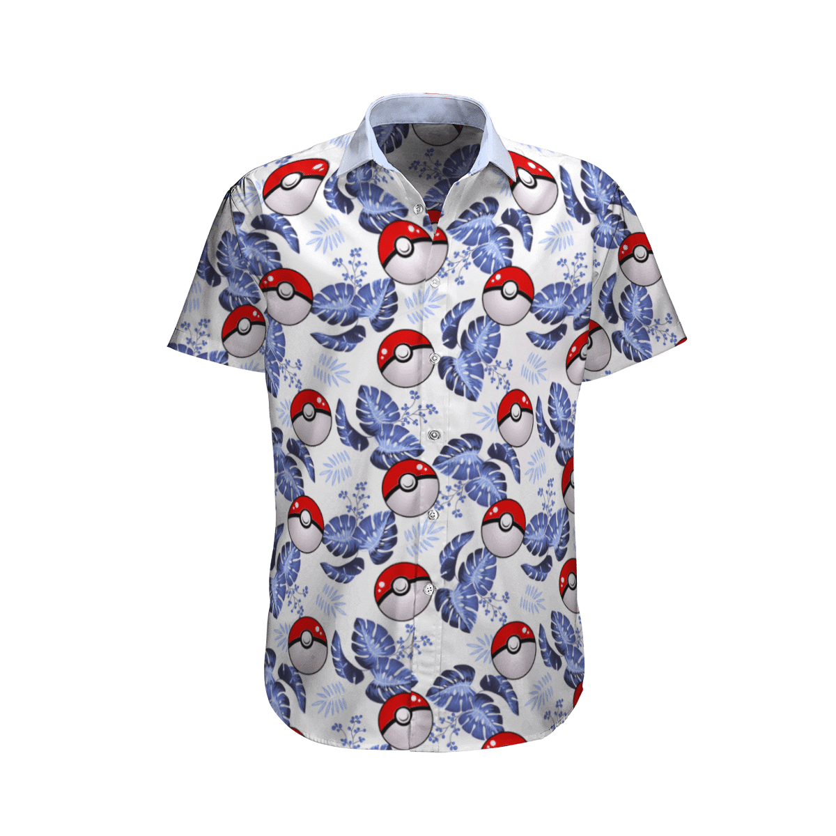 Pokemon Ball Tropical Beach Hawaiian Shirt