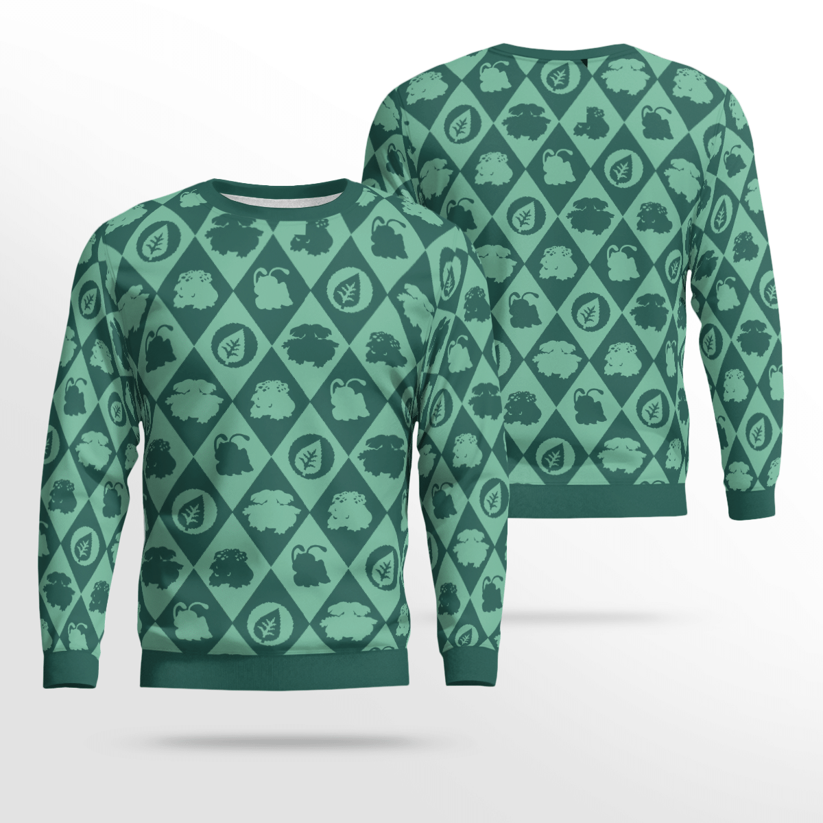 Pokemon Bulbasaur Color Block Sweater