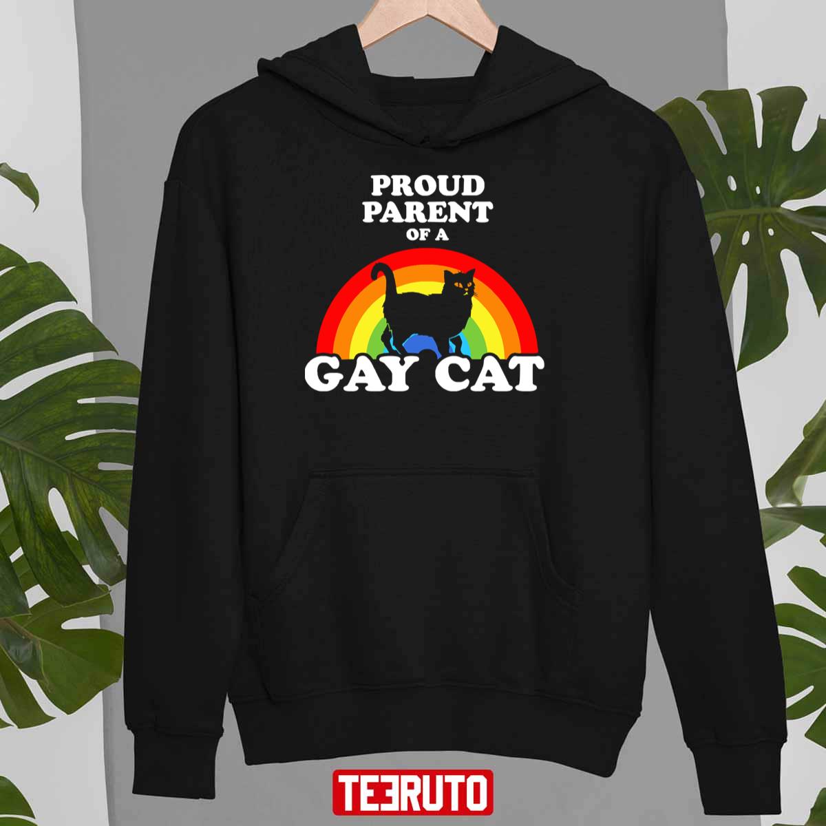 Proud Parent Of A Gay Cat Funny Unisex Sweatshirt