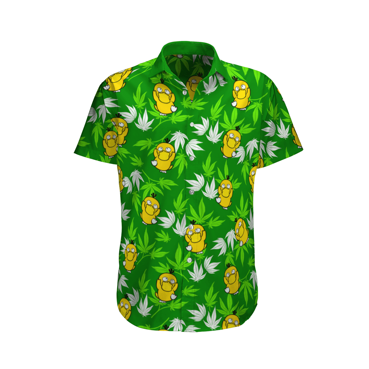 Psyduck Tropical Beach Pokemon Hawaiian Shirt - Teeruto