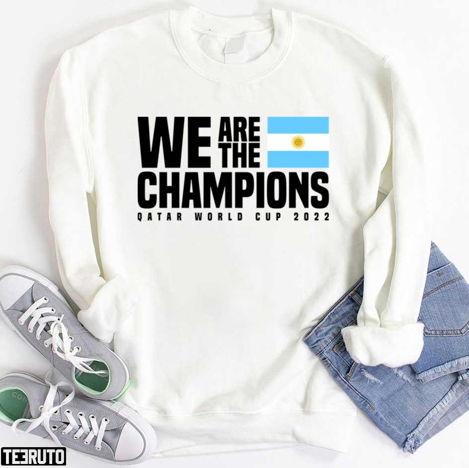 ARGENTINA World Cup Champions Qatar 2022 T shirt Design - Corkyshirt