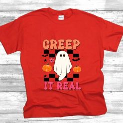 Retro Halloween Comfort Colors Creep It Real Shirt