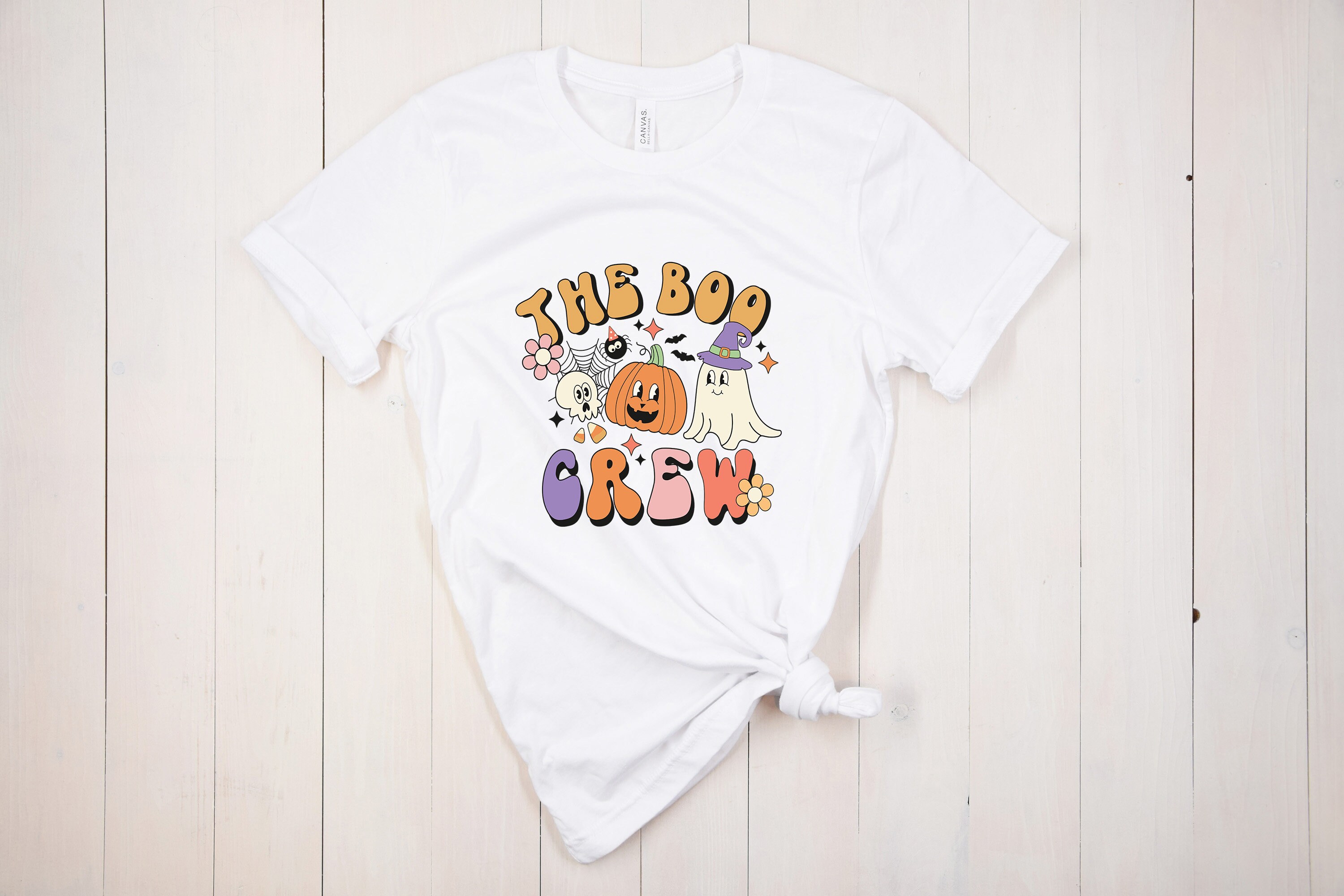 Retro Halloween Comfort Colors The Boo Crew Shirt