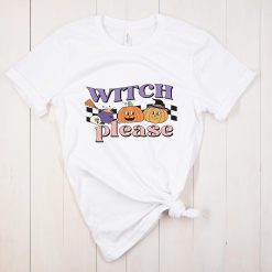 Retro Halloween Comfort Colors Witch Please Shirt