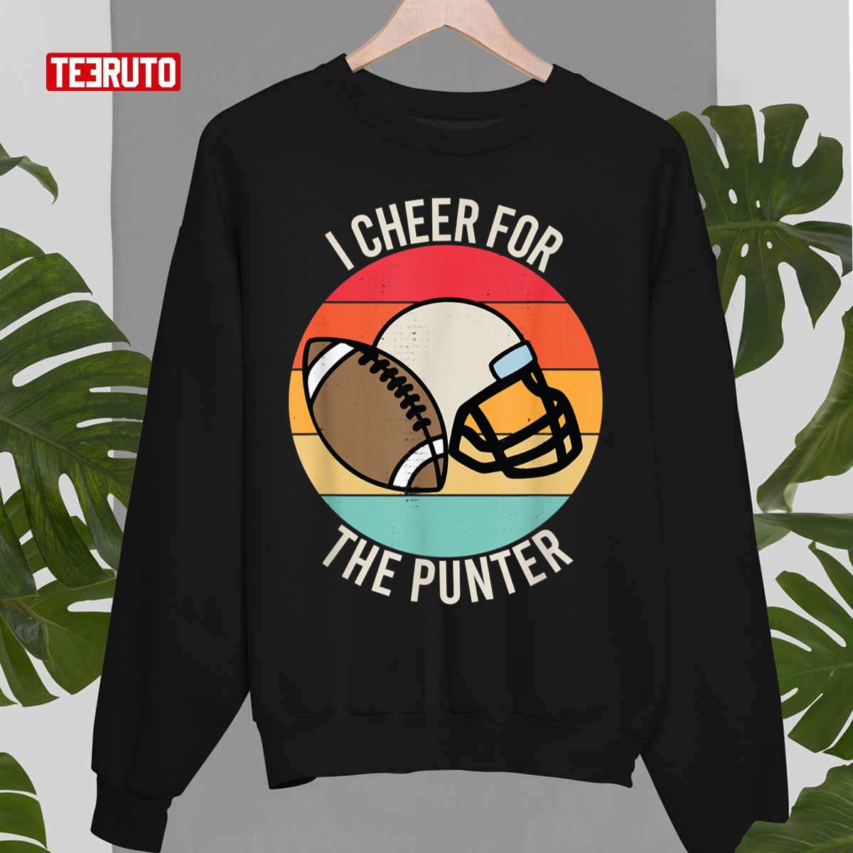 Retro I Cheer For The Punter Unisex Sweatshirt