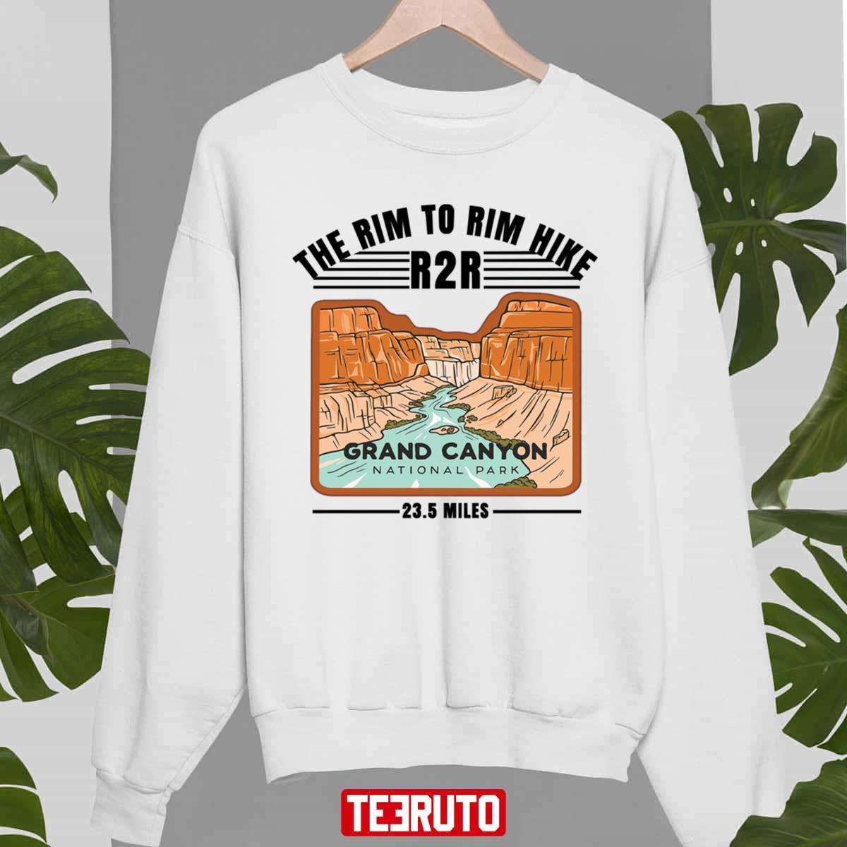 Rim To Rim Grand Canyon Hiking Trail Unisex Sweatshirt