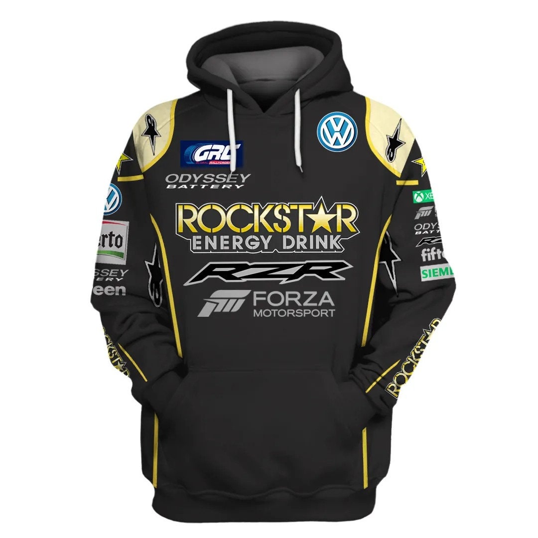 Rockstar Racing 3D Forza Motorsport Team Rockstar Energy RZR F1 Team AOP Unisex Hoodie