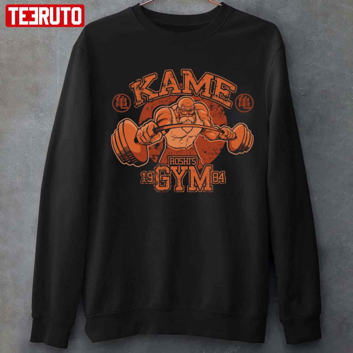 Roshi's Kame 1984 Gym One Piece Anime Unisex T-shirt