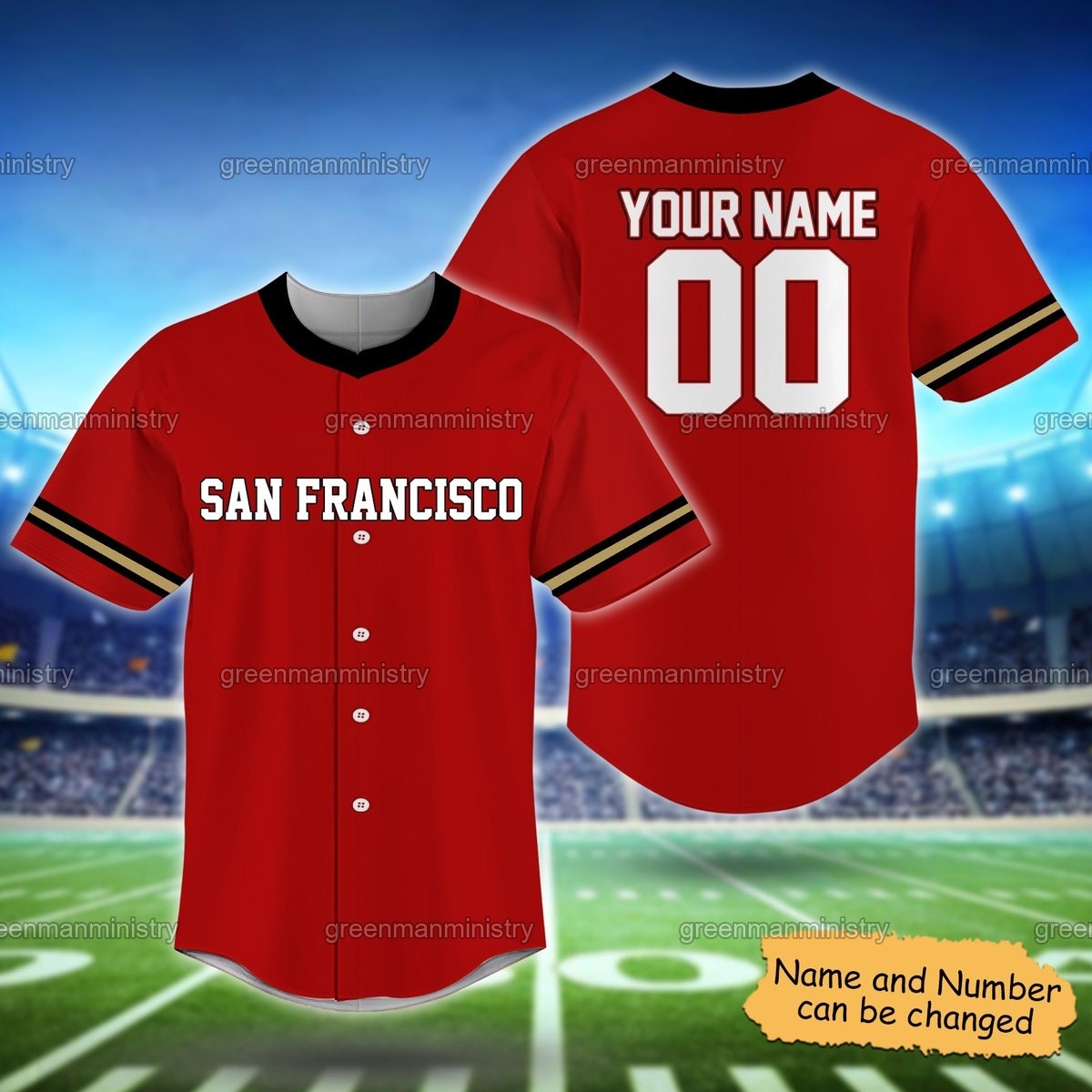 San Francisco Jersey Custom Name And Number Personalized Baseball Shirt
