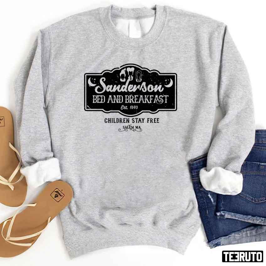 Sanderson Bed And Breakfast Children Stay Free Funny Halloween Unisex Sweatshirt