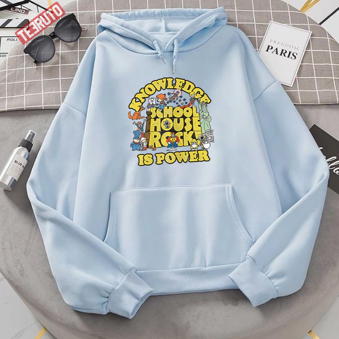 Schoolhouse Rock Knowledge Is Power Unisex Hoodie