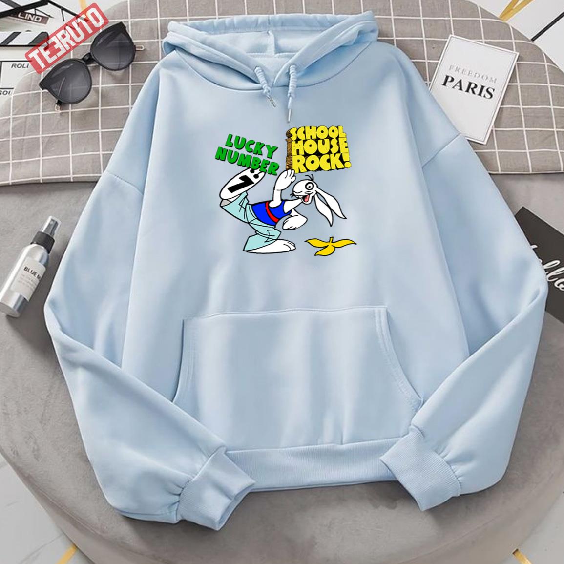 Schoolhouse Rock Lucky Number Seven Unisex Hoodie