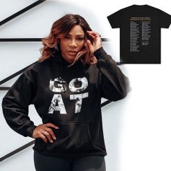 Serena Williams Goat Serena Williams Greatest Female Athlete Tennis Player Of All Time Unisex T-Shirt
