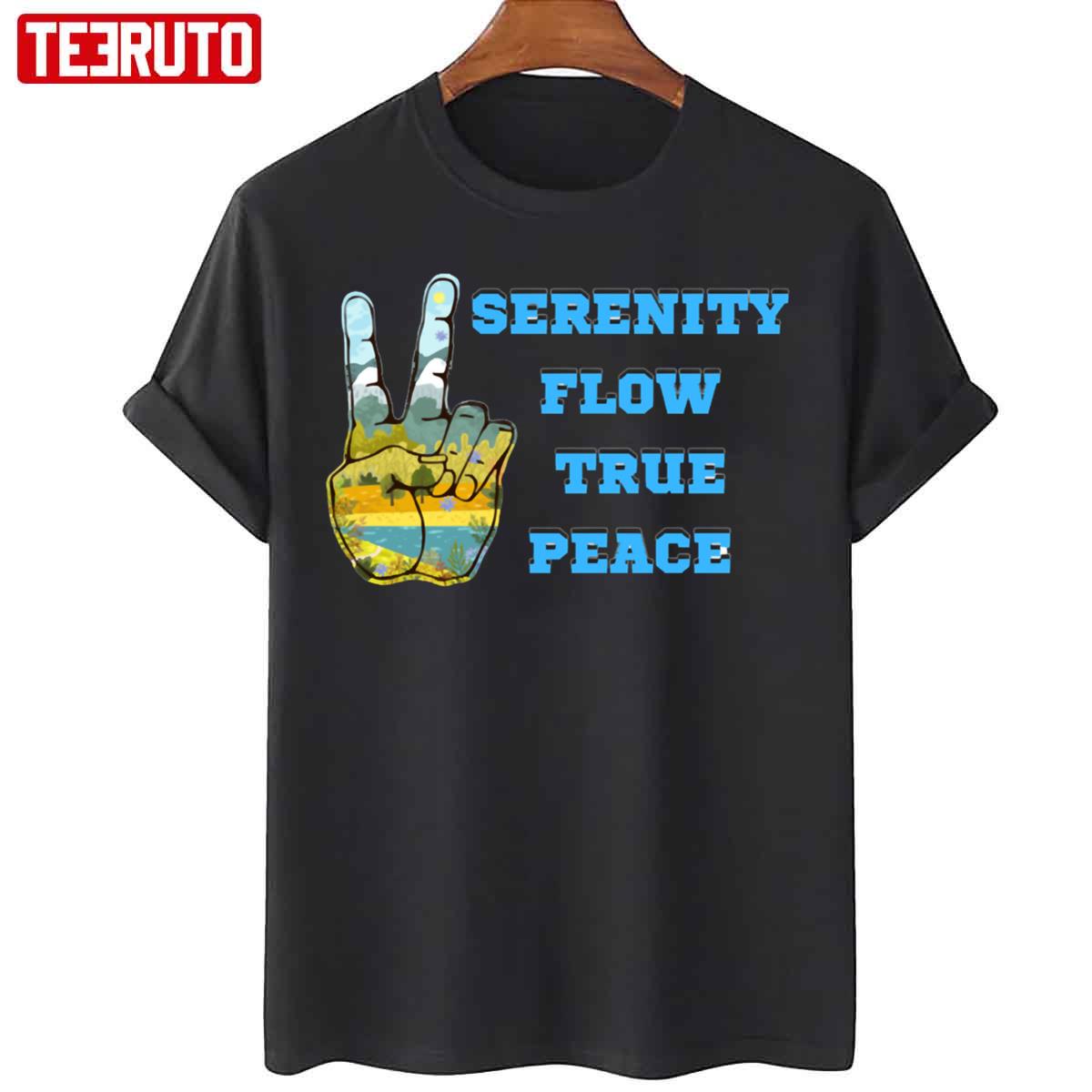 Serenity Flow True Peace And Love Unisex Sweatshirt