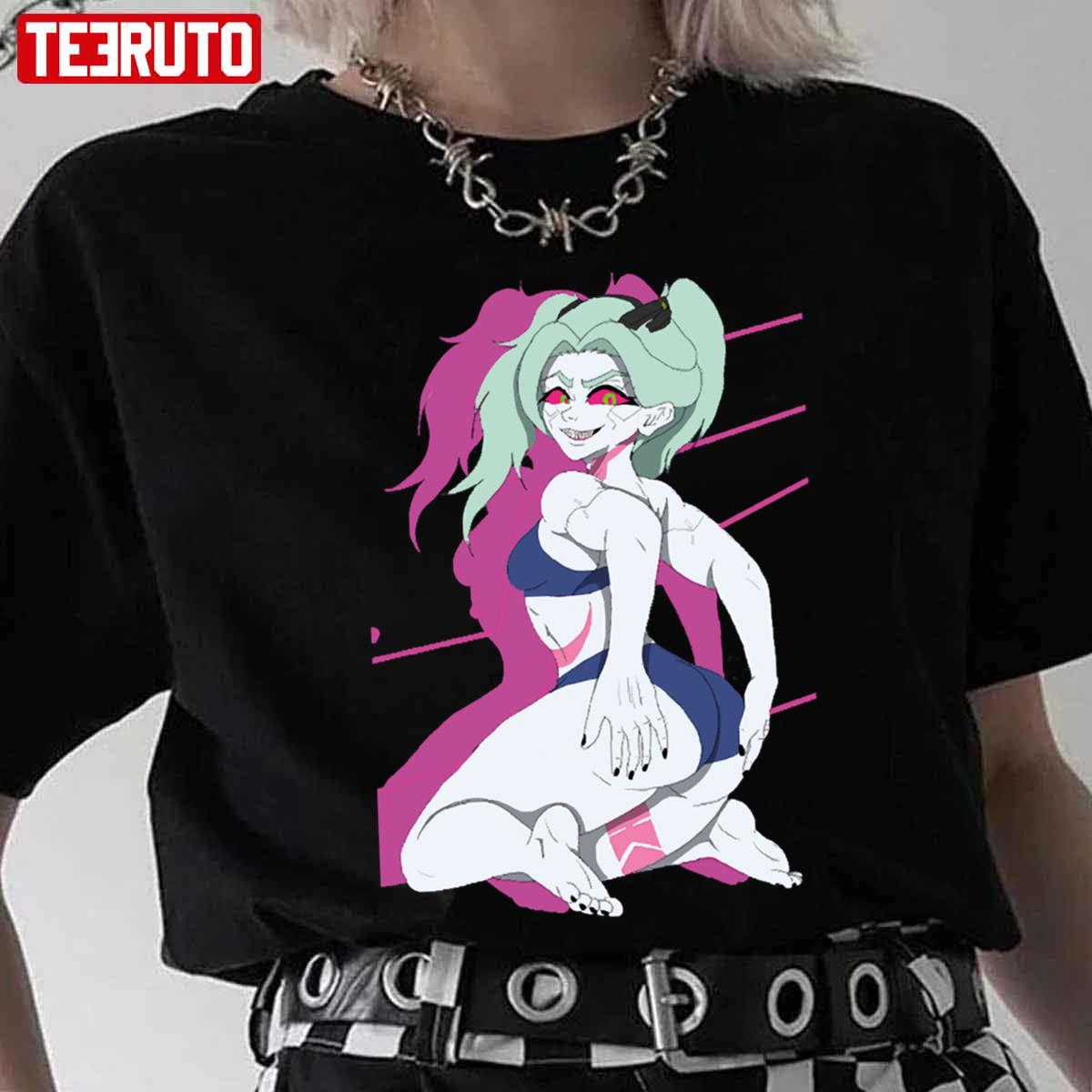 Sexy Demon Face Rebecca Cyberpunk Unisex T-Shirt