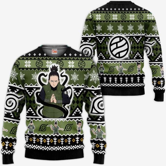 Shikamaru Ugly Christmas Custom Xmas Idea Knitted Sweater