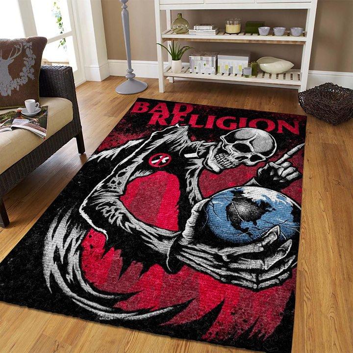 Skeleton Bad Religion Living Room Rug Carpet