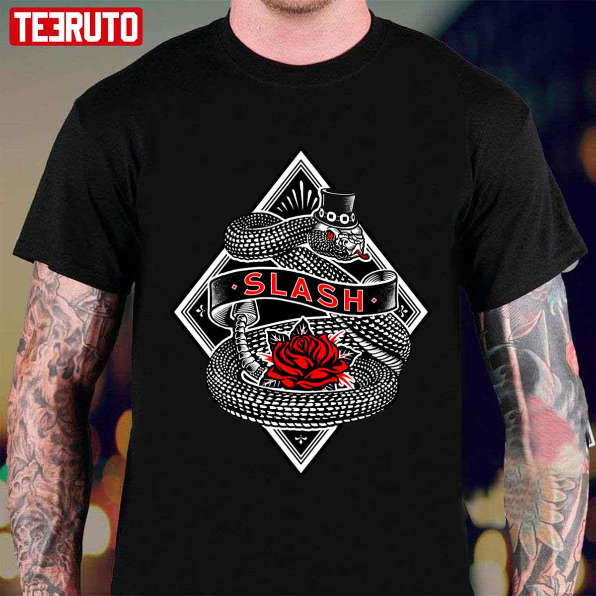 Slash Guitarist Unisex T-Shirt - Teeruto