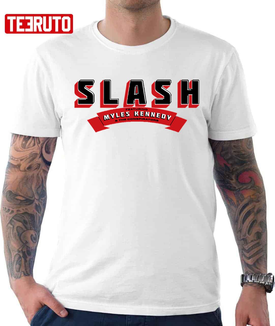 Metal Print Slash Feat Myles Kennedy Tour Dates 2019 T-Shirt by Abang Kera  - Pixels