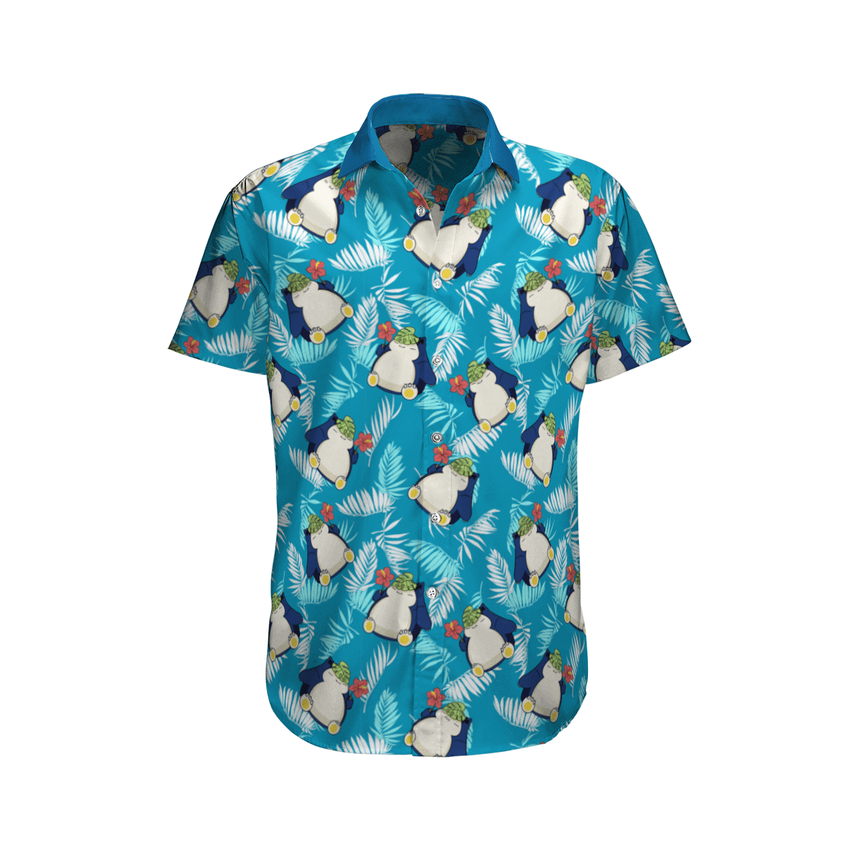 Snorlax Tropical Beach Pokemon Hawaiian Shirt - Teeruto