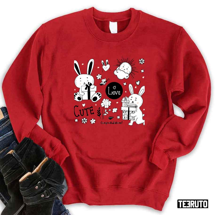 Some Bunny Loves Teaching Cute Bunnies Unisex Sweatshirt