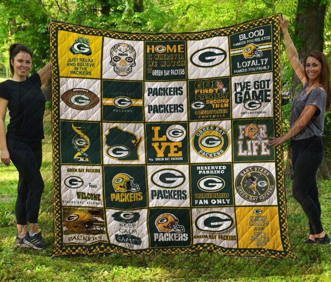 Sport Team Green Bay Packer Quilt Blanket - Teeruto