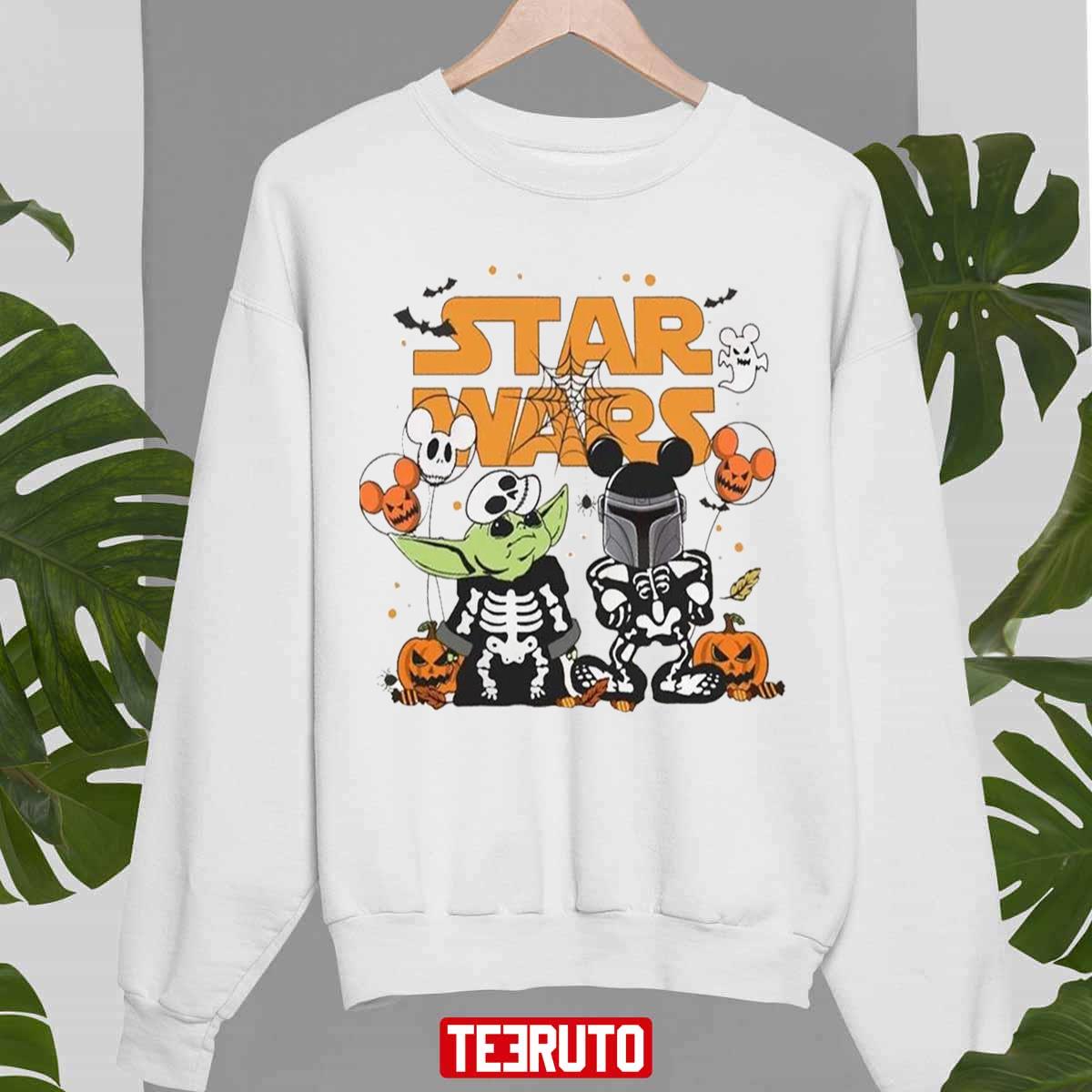 Star Wars Halloween Pumpkin Disney Vacation Matching Unisex Sweatshirt