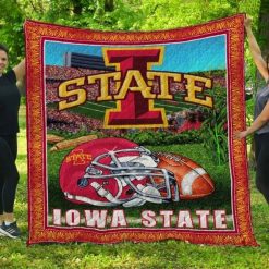 State Ncaa Iowa State Cyclones Collected Quilt Blanket