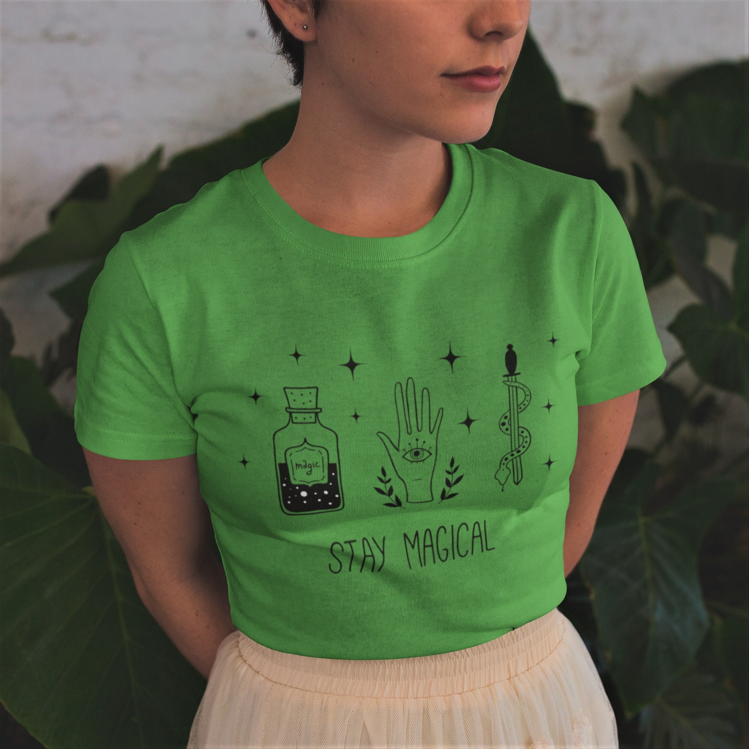 Stay Magical Dark Academia Aesthetic Witch Halloween Unisex T-Shirt