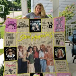 Steel Magnolias For Fans Retro Quilt Blanket